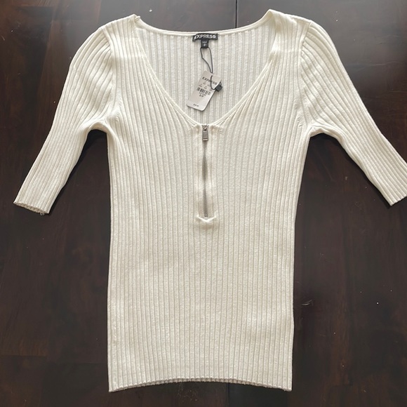 Express Sweaters - Express Ribbed Knit Sweater